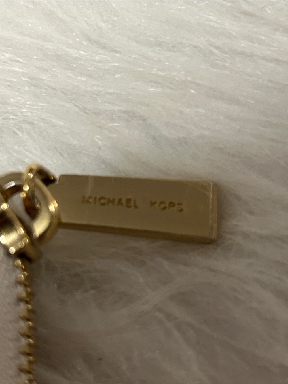 Michael Kors Beige and Tan Signature Zip Wallet - Picture 6 of 6